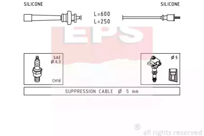 Комплект проводов зажигания EPS купить