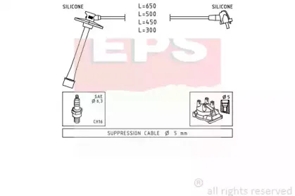 Комплект проводов зажигания EPS купить