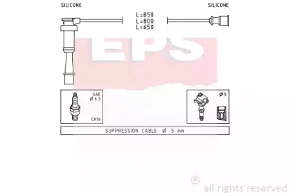 Комплект проводов зажигания EPS купить