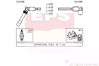 Комплект проводов зажигания EPS купить