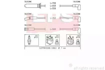 Комплект проводов зажигания EPS купить