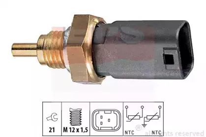 Датчик, температура охлаждающей жидкости EPS купить