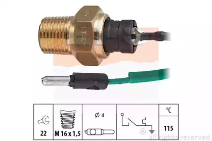 термовыключатель, сигнальная лампа охлаждающей жидкости EPS купить