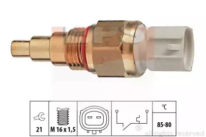 Термовыключатель, вентилятор радиатора EPS купить