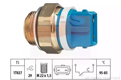Термовыключатель, вентилятор радиатора EPS купить