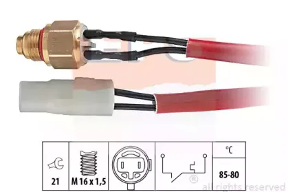 Термовыключатель, вентилятор радиатора EPS купить