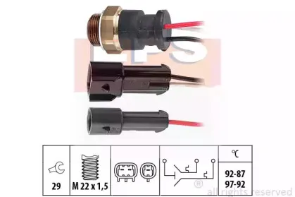 Термовыключатель, вентилятор радиатора EPS купить