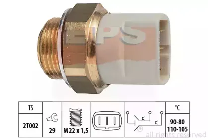 Термовыключатель, вентилятор радиатора EPS купить