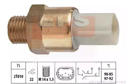 Термовыключатель, вентилятор радиатора EPS купить