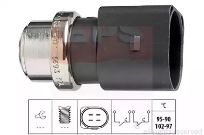 Термовыключатель, вентилятор радиатора EPS купить