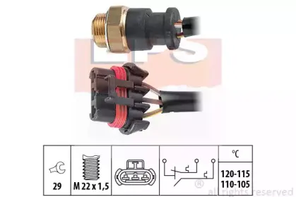 Термовыключатель, вентилятор радиатора EPS купить
