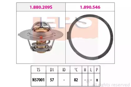 Термостат, охлаждающая жидкость EPS купить