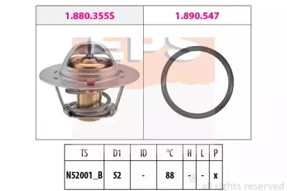 Термостат, охлаждающая жидкость EPS купить