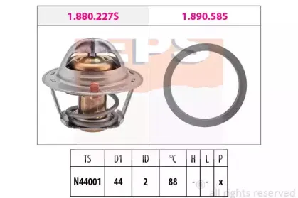 Термостат, охлаждающая жидкость EPS купить