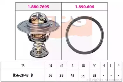 Термостат, охлаждающая жидкость EPS купить