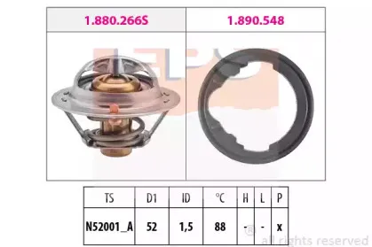 Термостат, охлаждающая жидкость EPS купить