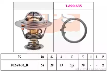 Термостат, охлаждающая жидкость EPS купить