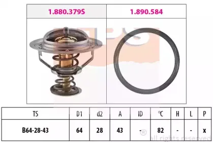 Термостат, охлаждающая жидкость EPS купить