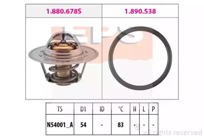 Термостат, охлаждающая жидкость EPS купить