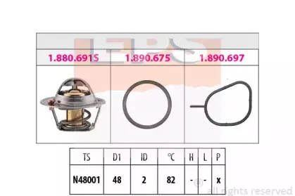 Термостат, охлаждающая жидкость EPS купить