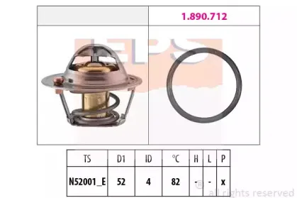 Термостат, охлаждающая жидкость EPS купить