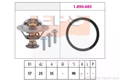 Термостат, охлаждающая жидкость EPS купить