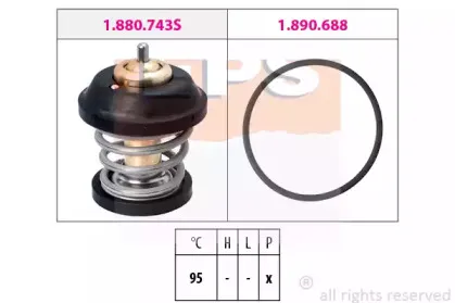 Термостат, охлаждающая жидкость EPS купить