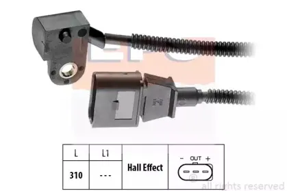Датчик, положение распределительного вала EPS купить