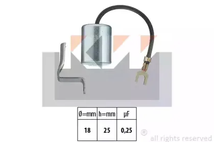 Конденсатор, система зажигания KW купить
