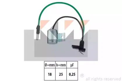 Конденсатор, система зажигания KW купить