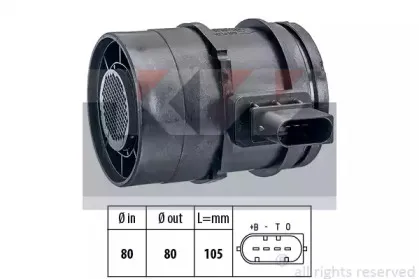 Расходомер воздуха KW купить