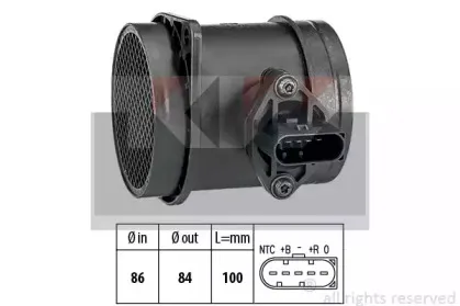 Расходомер воздуха KW купить