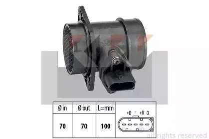 Расходомер воздуха KW купить