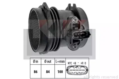 Расходомер воздуха KW купить