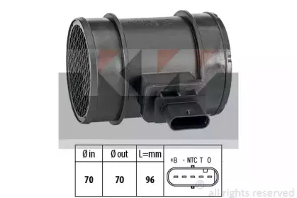 Расходомер воздуха KW купить