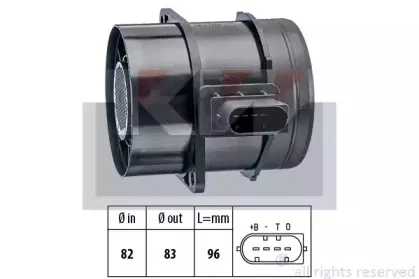 491 359 KW Витратомір повітря  (аналог EPS 1.991.359/Facet 10.1359 ) KW купить