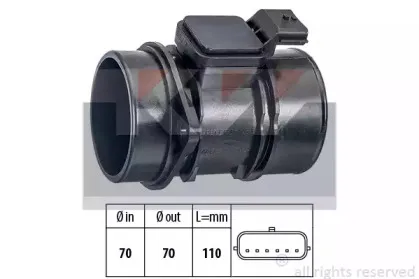 Расходомер воздуха KW купить