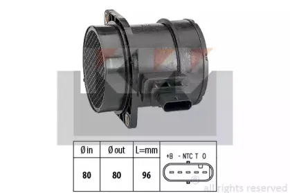 Расходомер воздуха KW купить