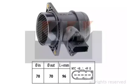 Расходомер воздуха KW купить