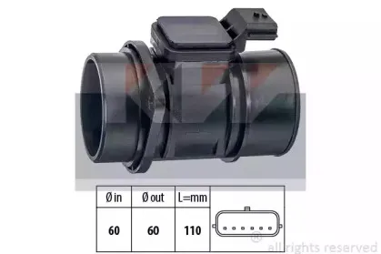 Расходомер воздуха KW купить