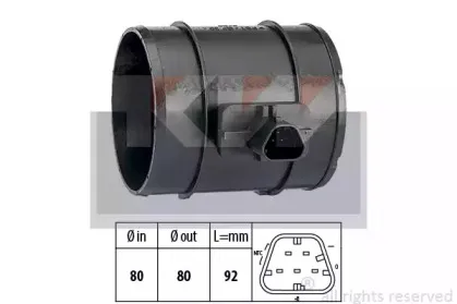 Расходомер воздуха KW купить