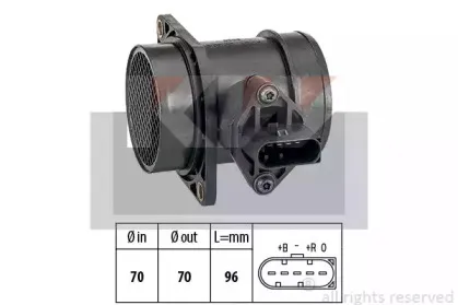 Расходомер воздуха KW купить