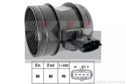 Расходомер воздуха KW купить