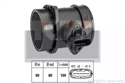 Расходомер воздуха KW купить