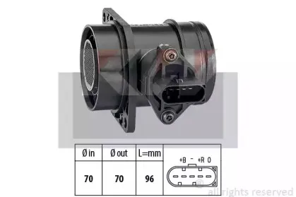 491 509 KW Витратомір повітря  (аналог EPS 1.991.509/Facet 10.1509 ) KW купить