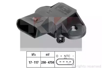 Датчик давления воздуха, высотный корректор KW купить