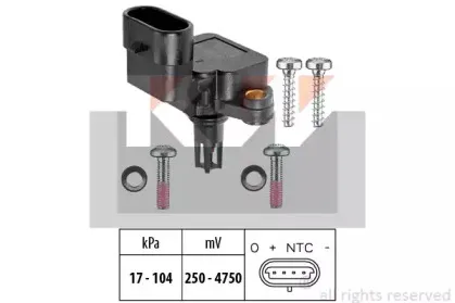 Датчик давления воздуха, высотный корректор KW купить
