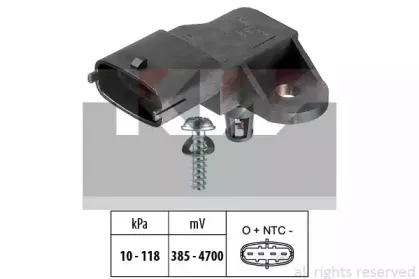 Датчик давления воздуха, высотный корректор KW купить