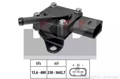 Датчик, давление выхлопных газов KW купить