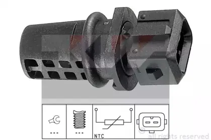 Датчик, температура впускаемого воздуха KW купить
